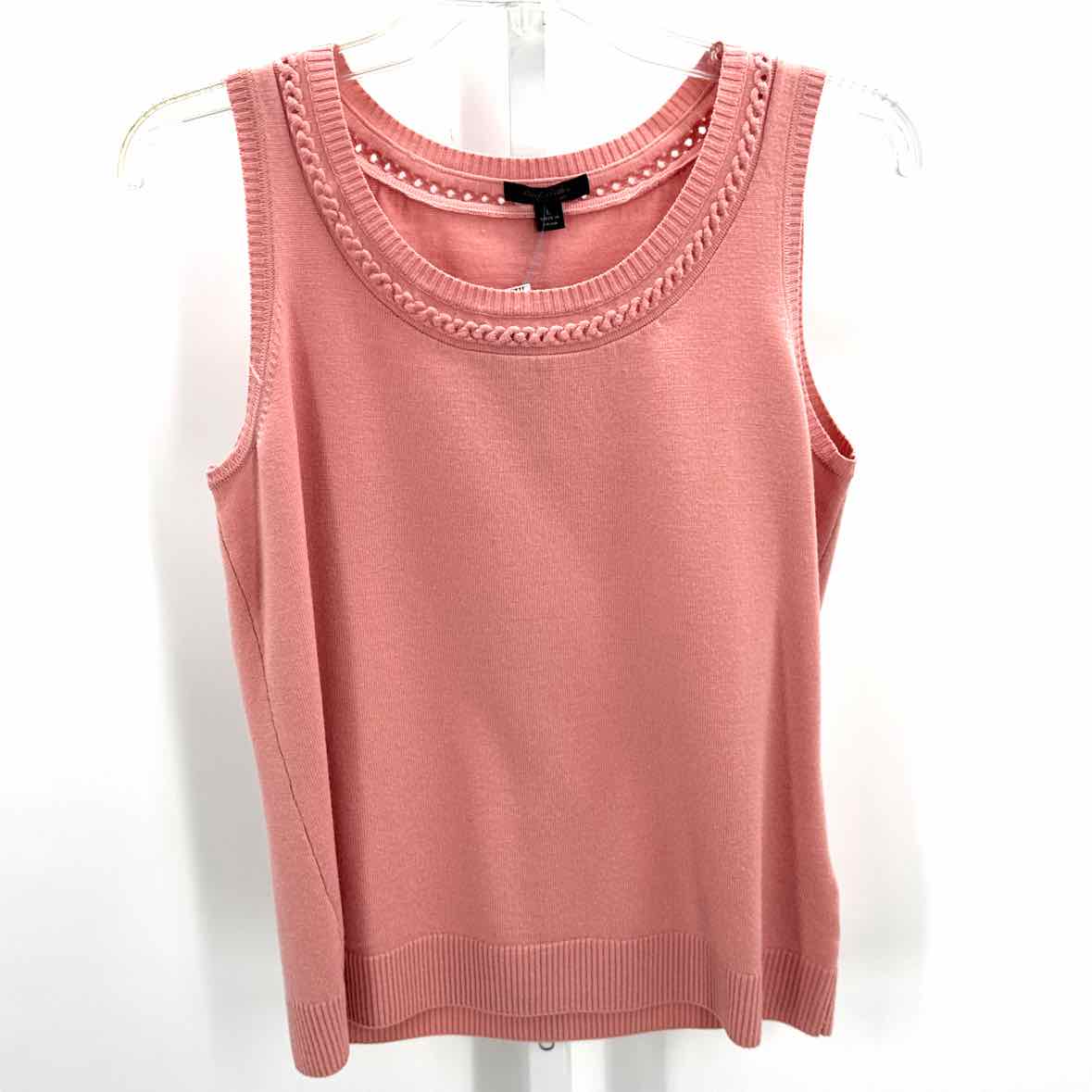 Brooks Brothers Pink Women Size Large Womens SLVS Sweater