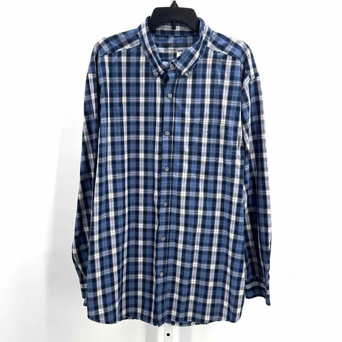 Wolverine Blue Mens Size XXL Mens Ls button