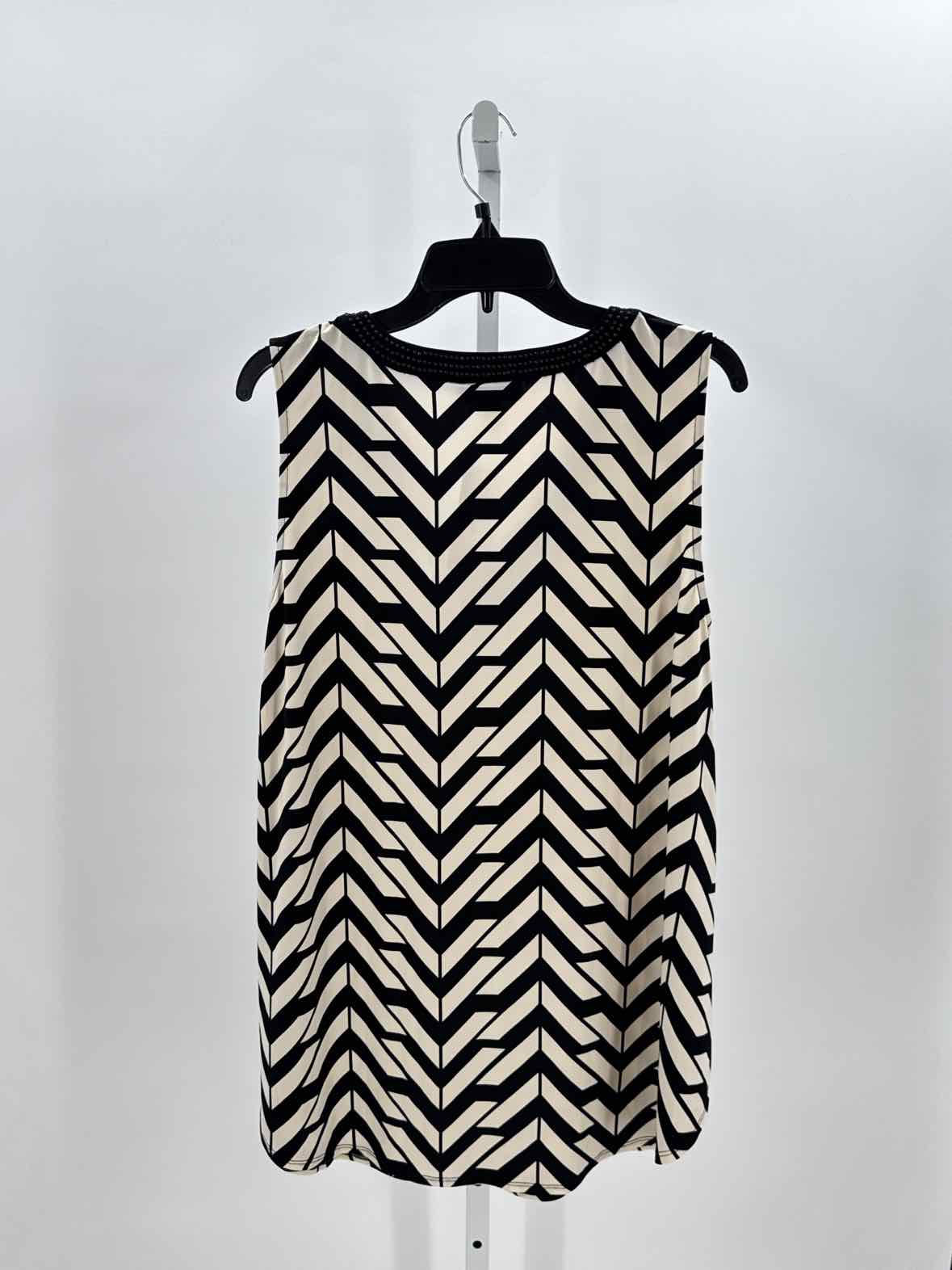 Alfani Blk/White Women Size Xlarge Womens Slvs