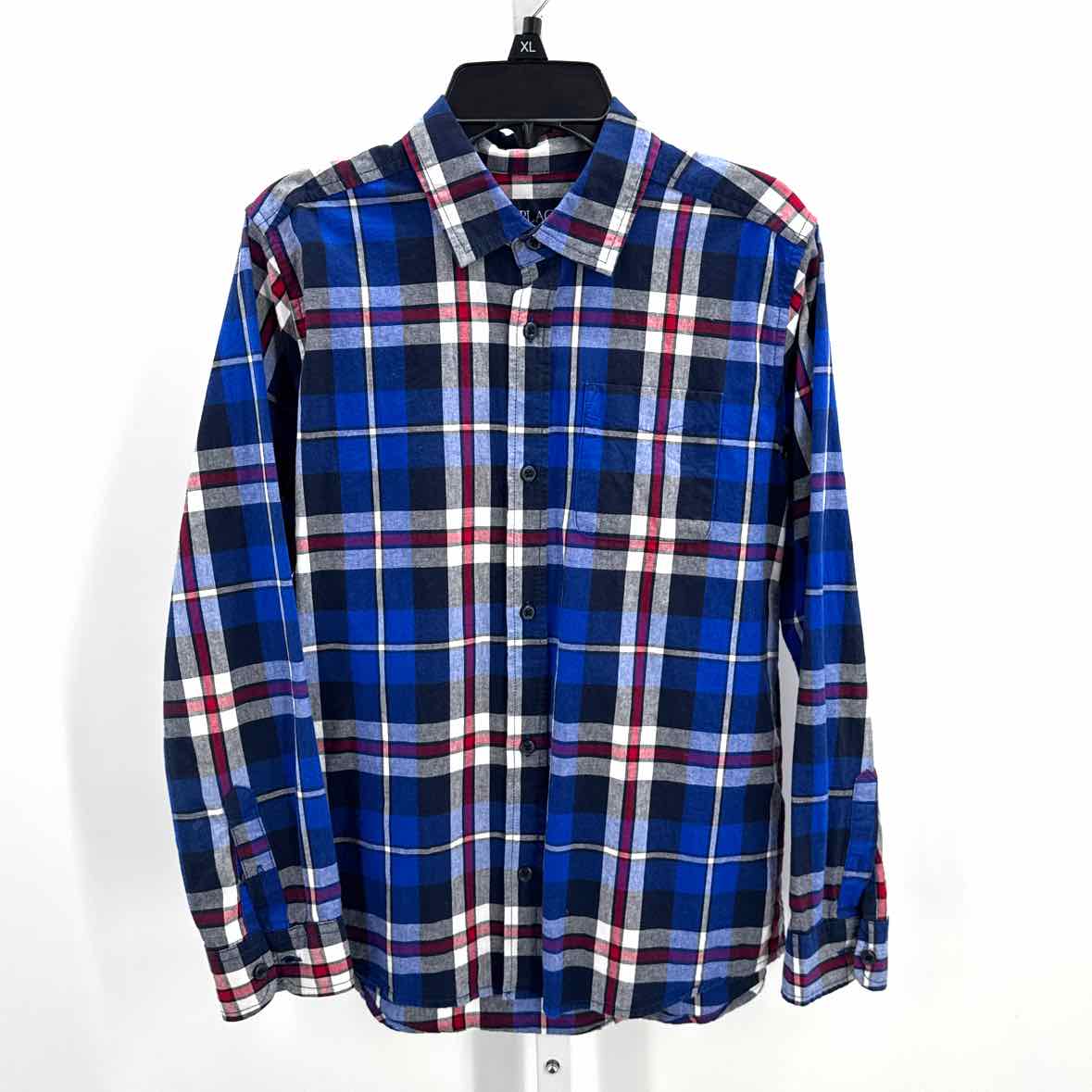 Place Blue Child Size 14 Boys LS Button