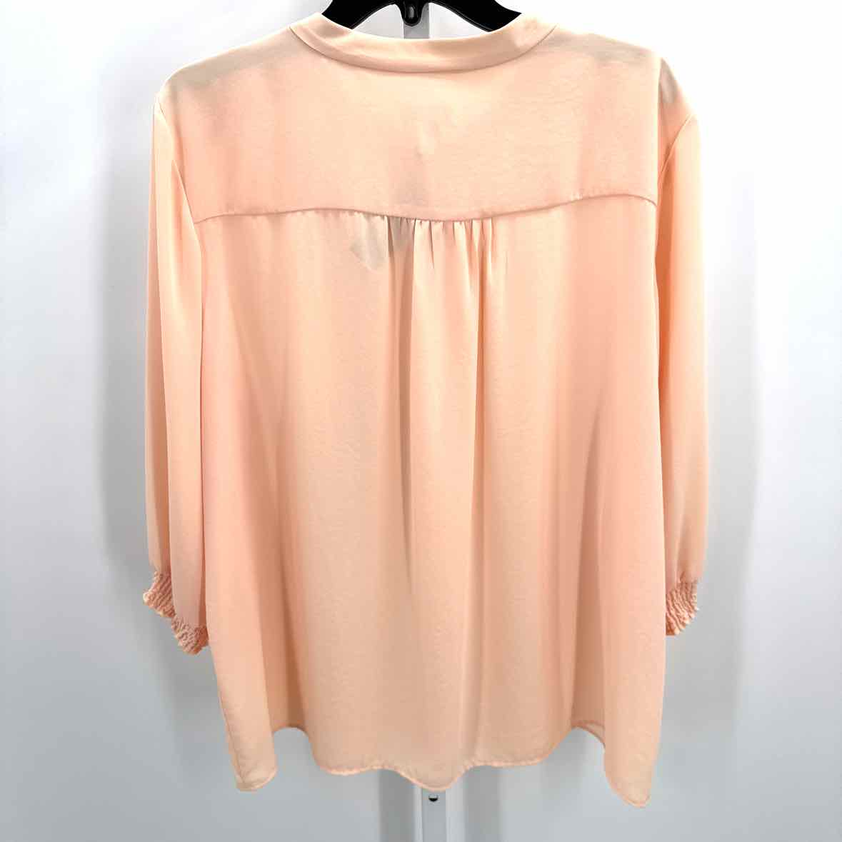 Chicos Peach Women Size 3 Womens 3/4 button/blouse