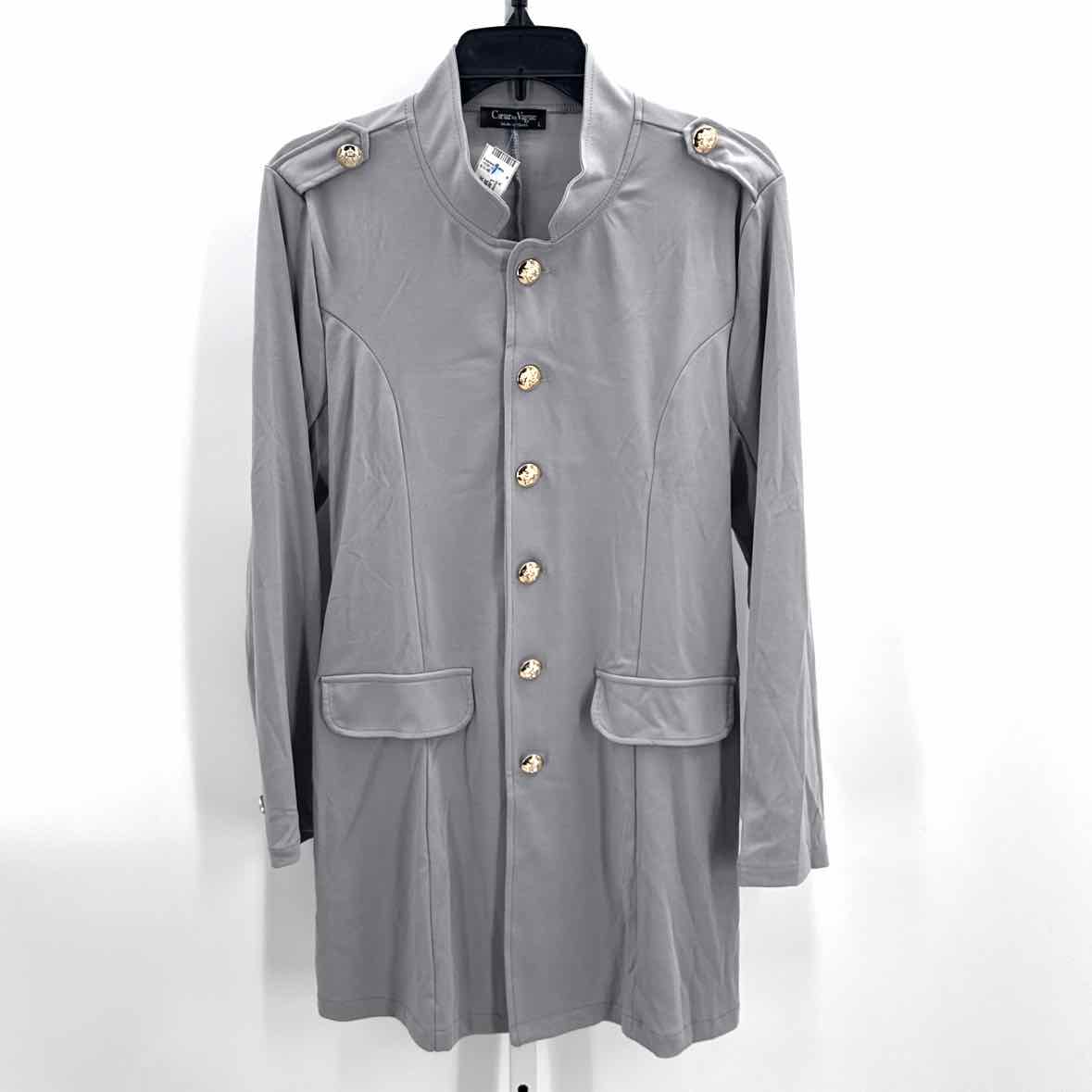 Coeur de vague Gray Women Size Large Womens Jacket