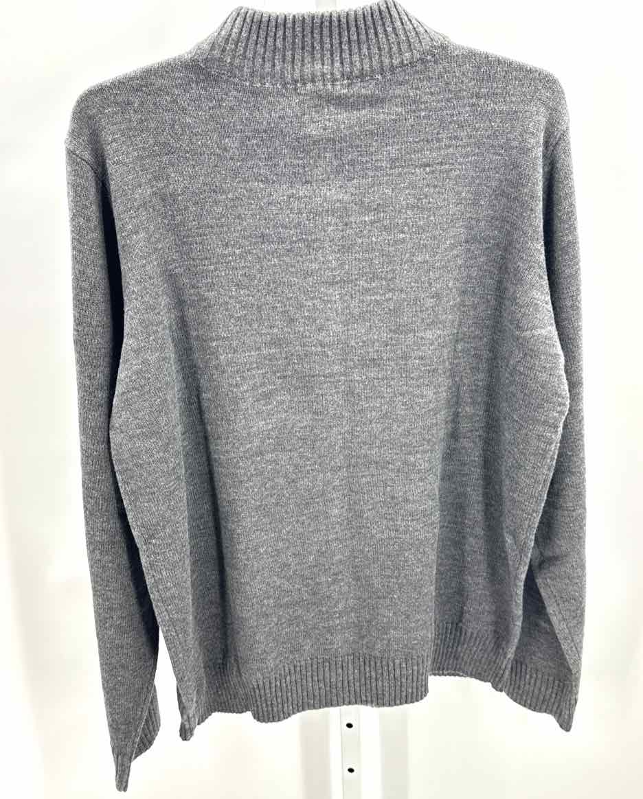 H2H Gray Mens Size 2xl Mens Sweater