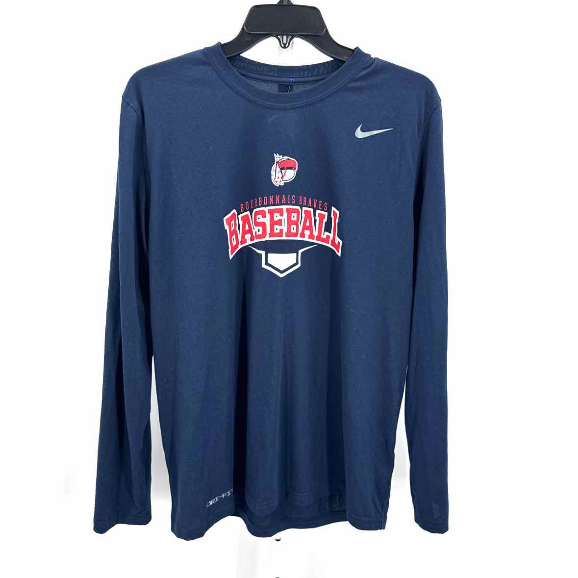 Nike Blue Mens Size Large Mens Sports Ls