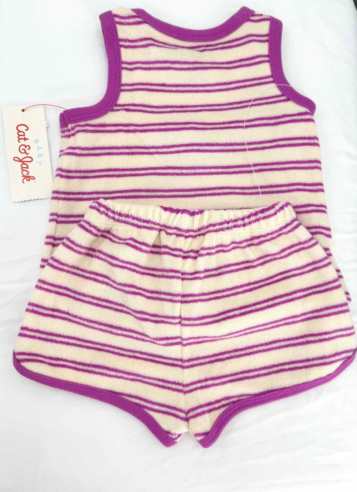 Cat & Jack Purple Child Size 6 Months Girls 2 pc