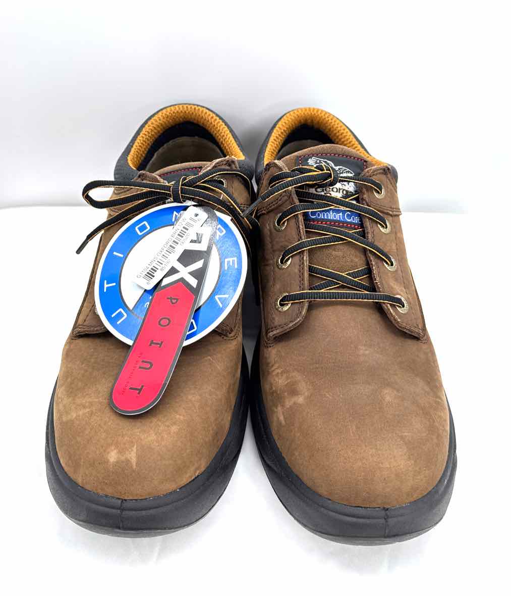 Georgia Brown Mens Size 12 Mens Shoes