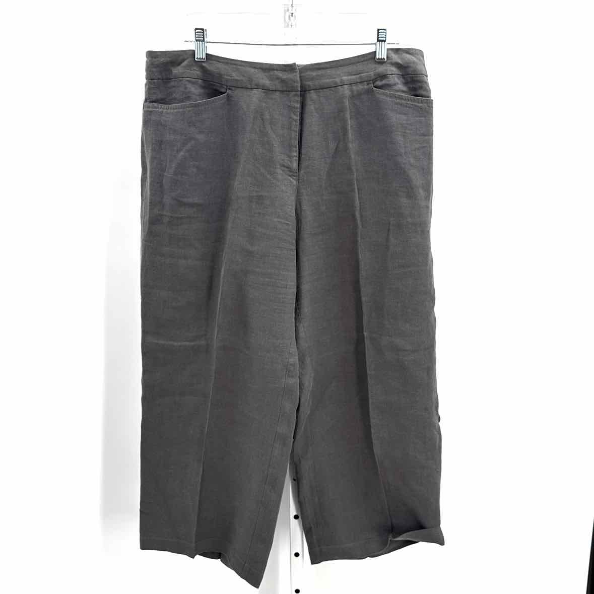 Eileen Fisher Gray Women Size 12 Womens Pants