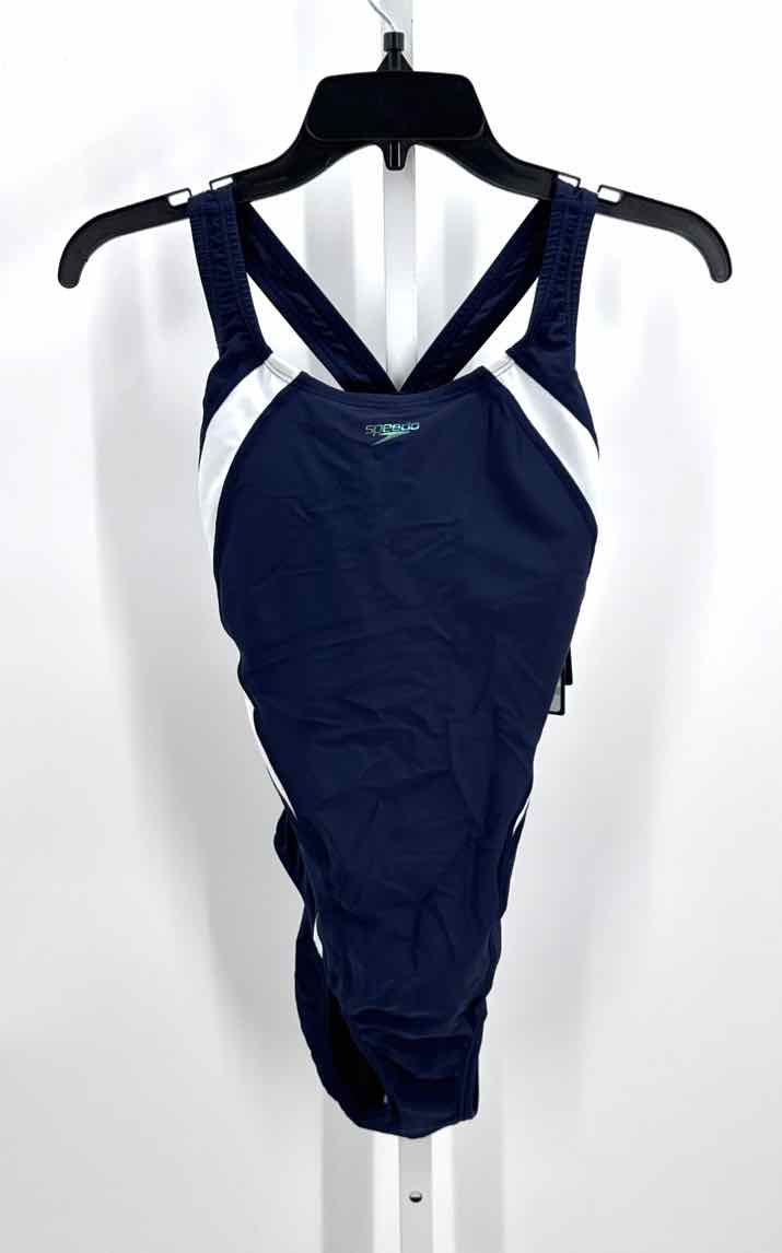 Speedo Navy Women Size Medium Jrs Swimwear