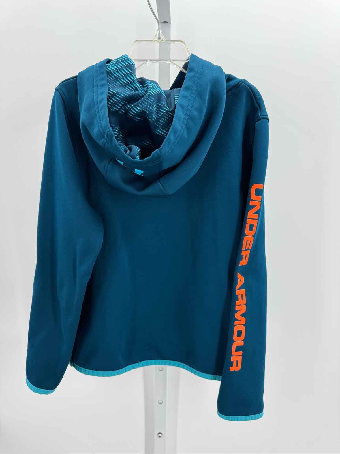 Under Armour Teal Child Size 8 Boys Hoodie