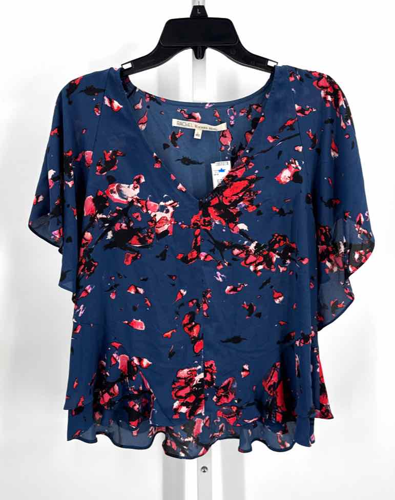 Rachel Roy Blue Women Size Large Womens Ss