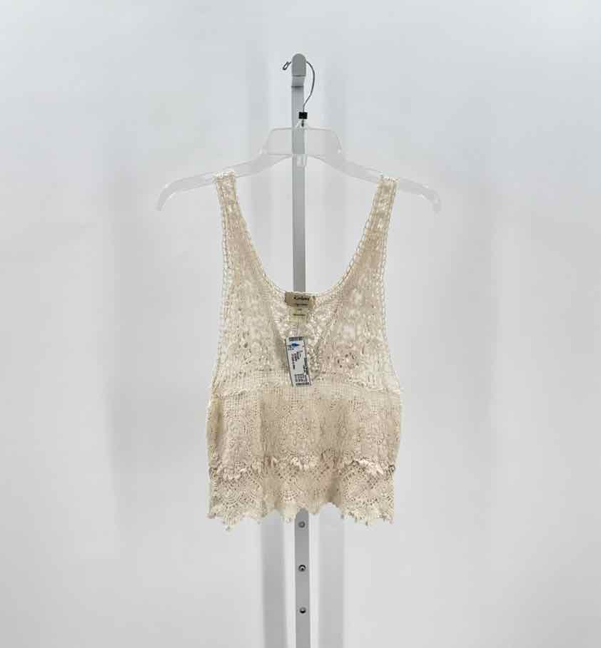 Korkore Tan Women Size Small Jrs Slvs