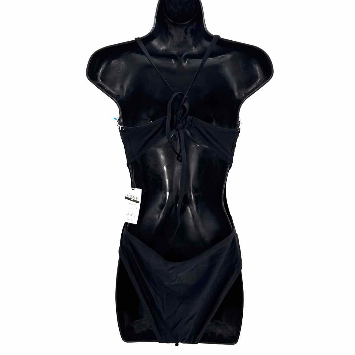 Shade & Shore Black Women Size Large Jrs Swimwear
