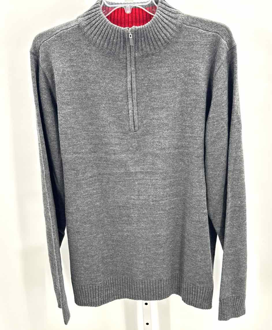 H2H Gray Mens Size 2xl Mens Sweater