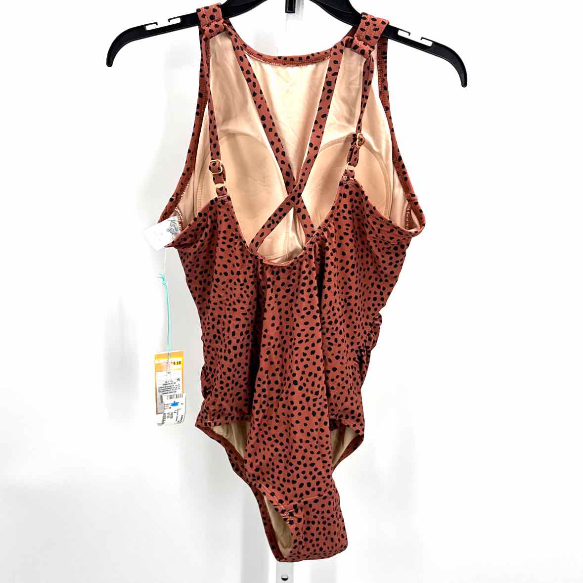 Kona Sol Brown Women Size Large Womens Swimwear