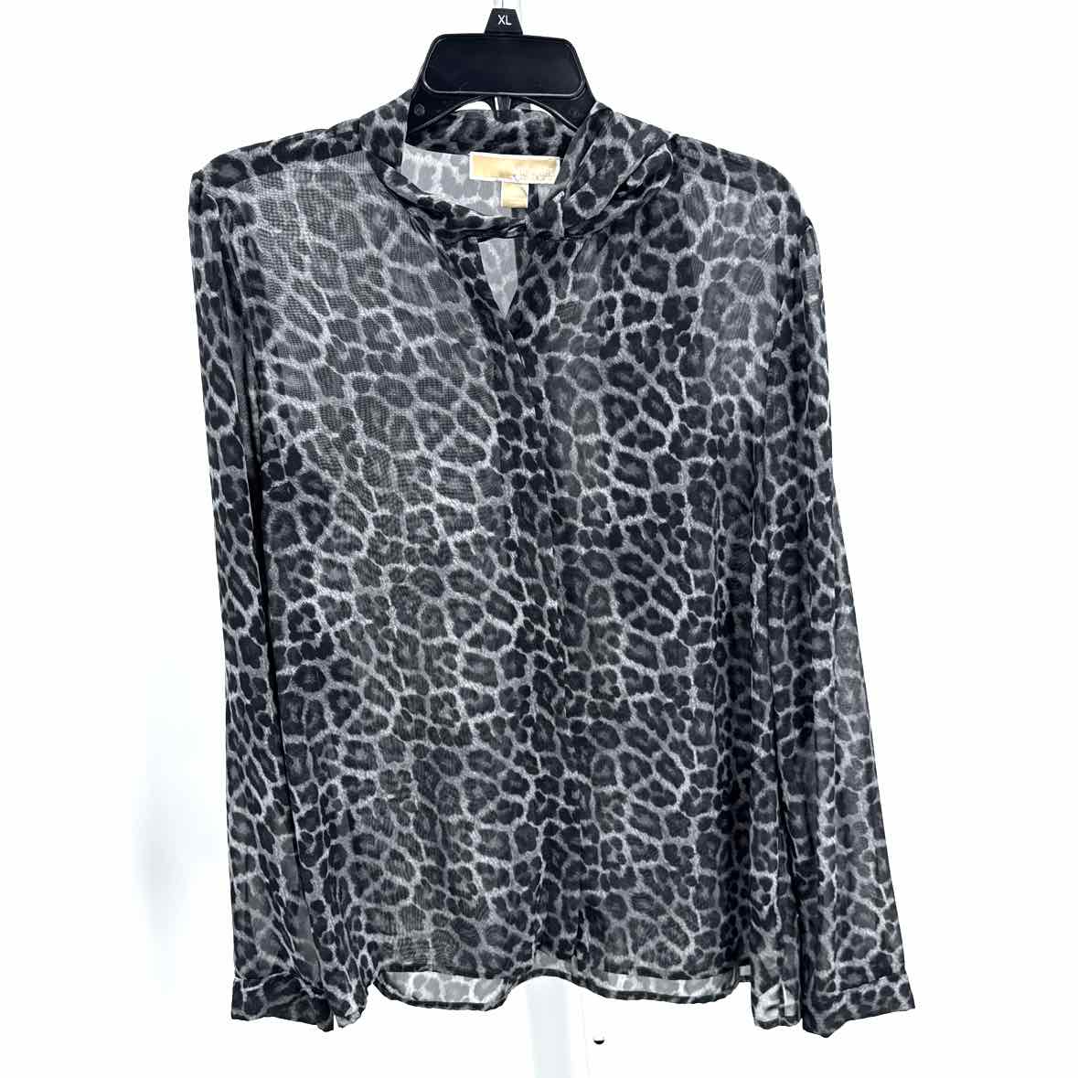 Michael Kors Gray Women Size Xlarge Womens Ls button/blouse