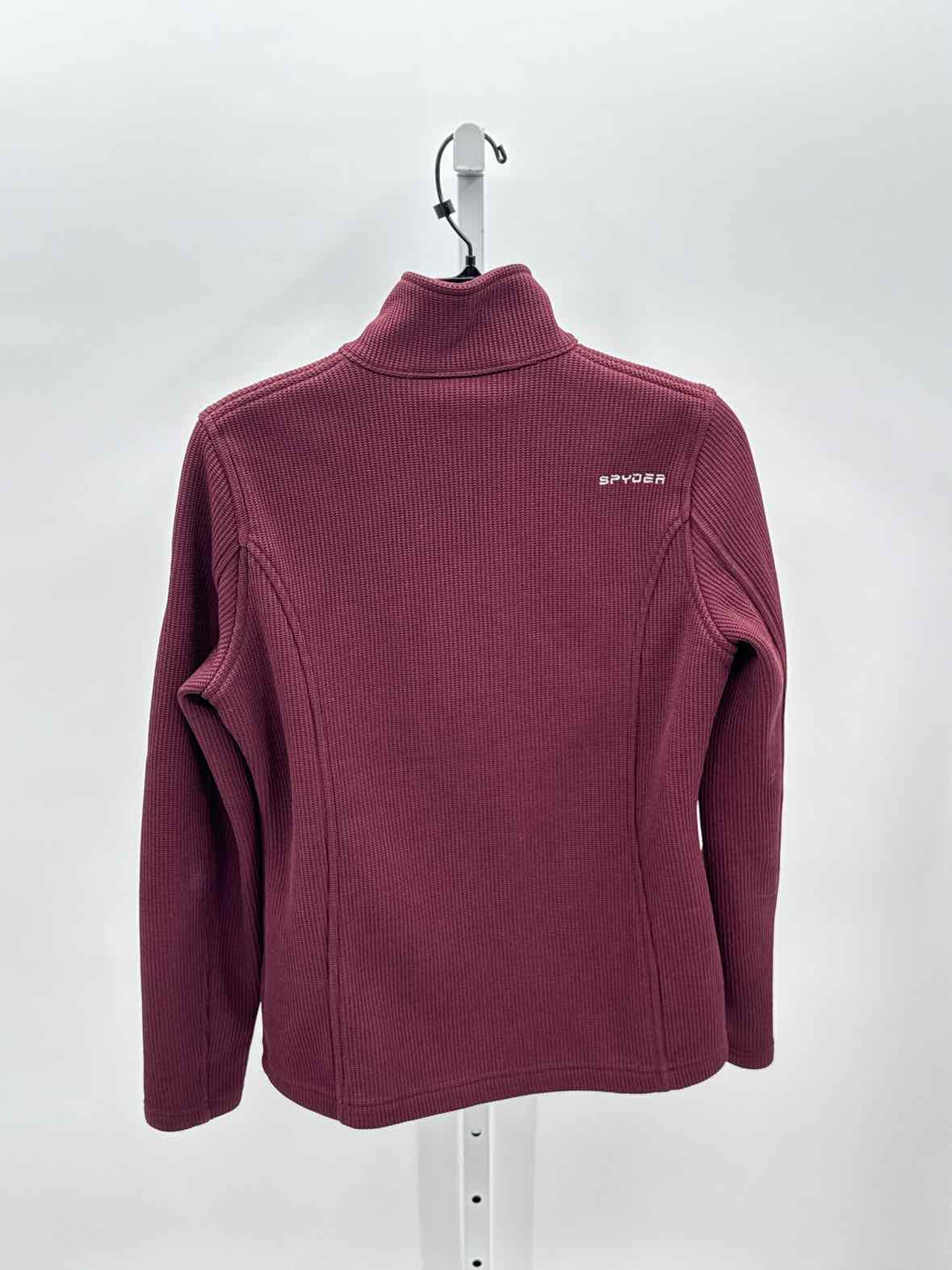 Spyder Burgundy Women Size Medium Jrs Sports Jacket