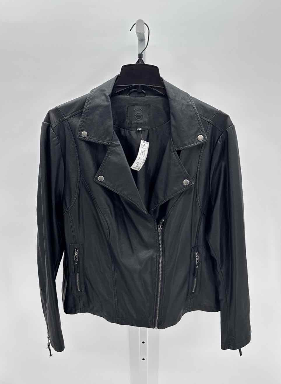 Max Studio Black Women Size 3X Womens Jacket
