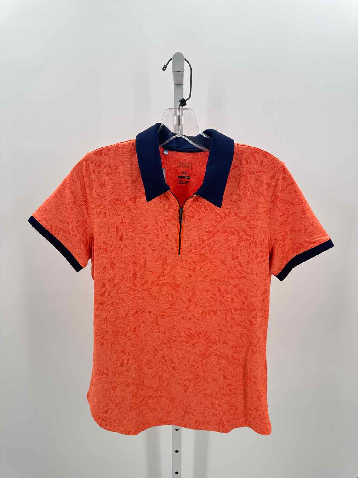 Under Armour Orange Women Size Small Womens Sports SS Polo