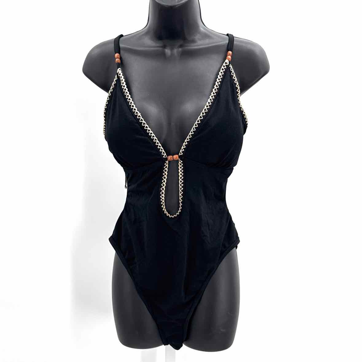 Shade & Shore Black Women Size Small Jrs Swimwear