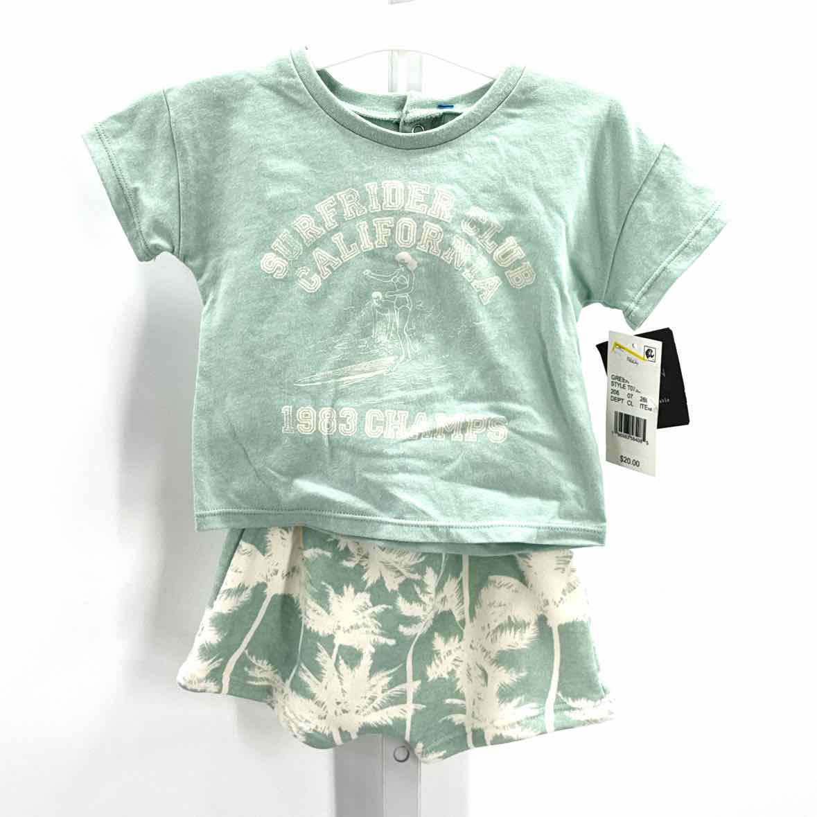 Grayson Green Child Size 6 Months Boys 2pc