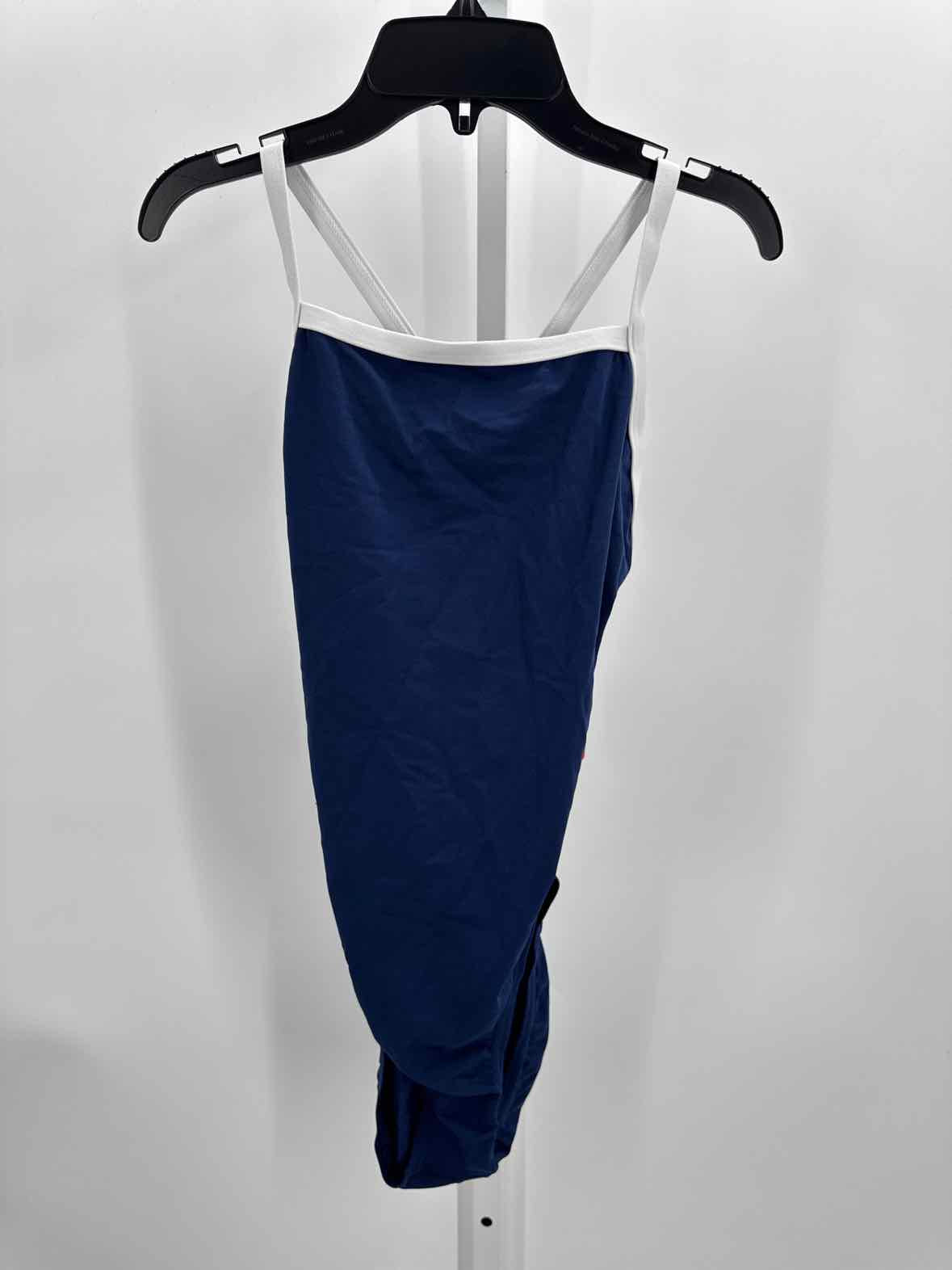Speedo Navy Women Size Small Jrs Swimwear
