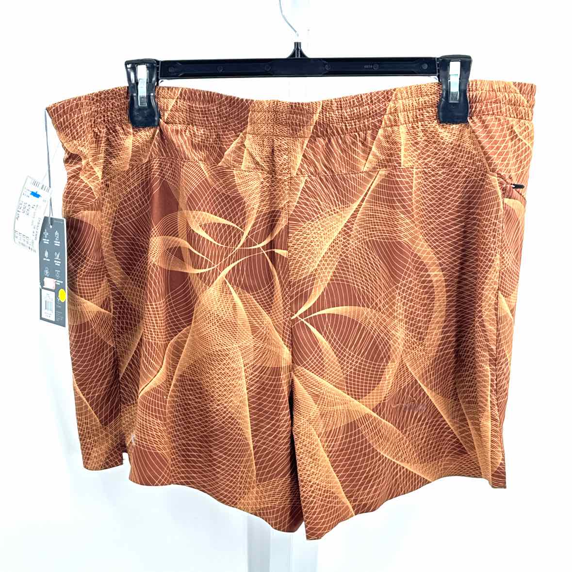 Vrst Brown Mens Size 1x Mens Sports Shorts