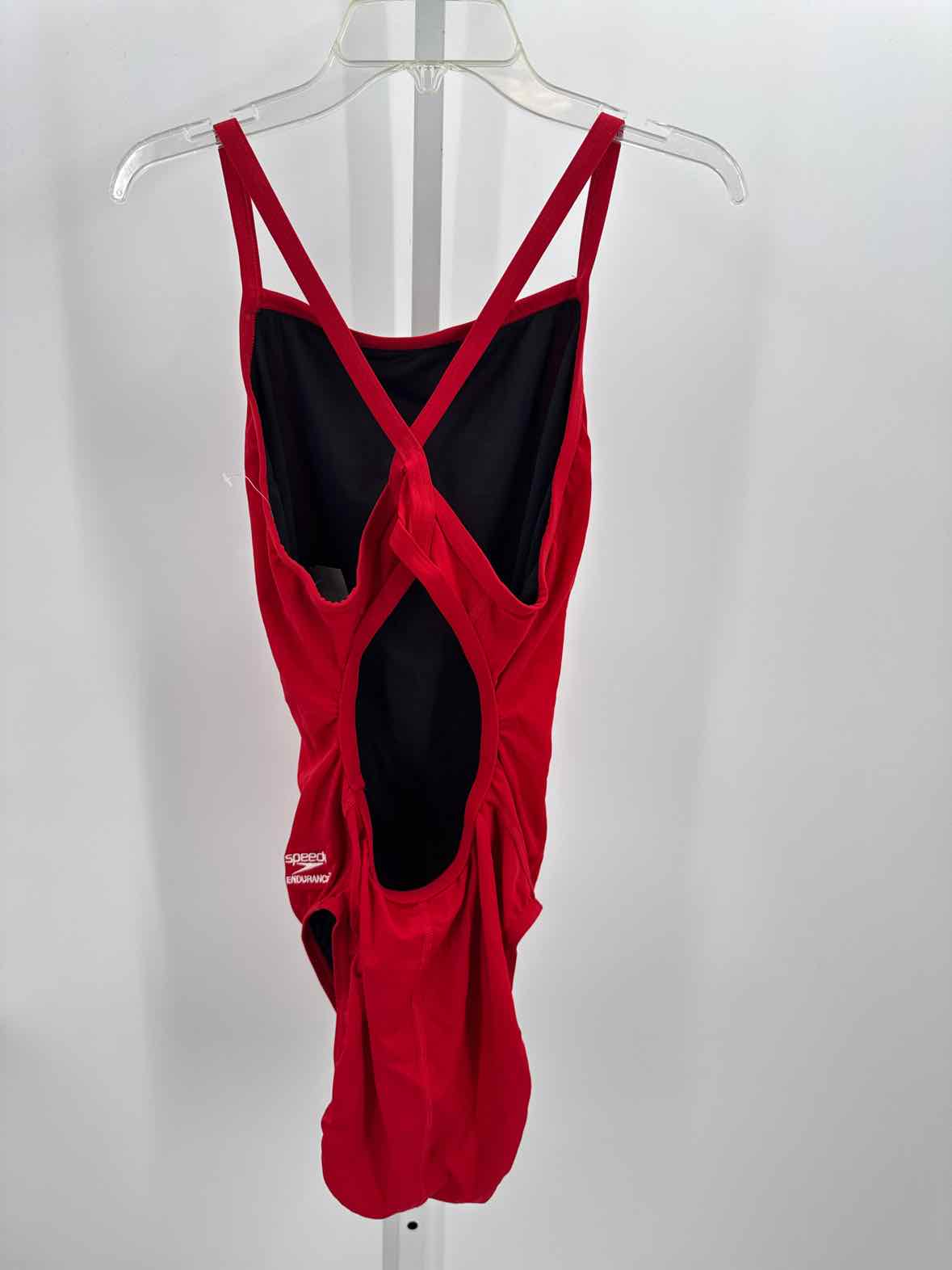 Speedo Red Women Size Large Jrs Swimwear