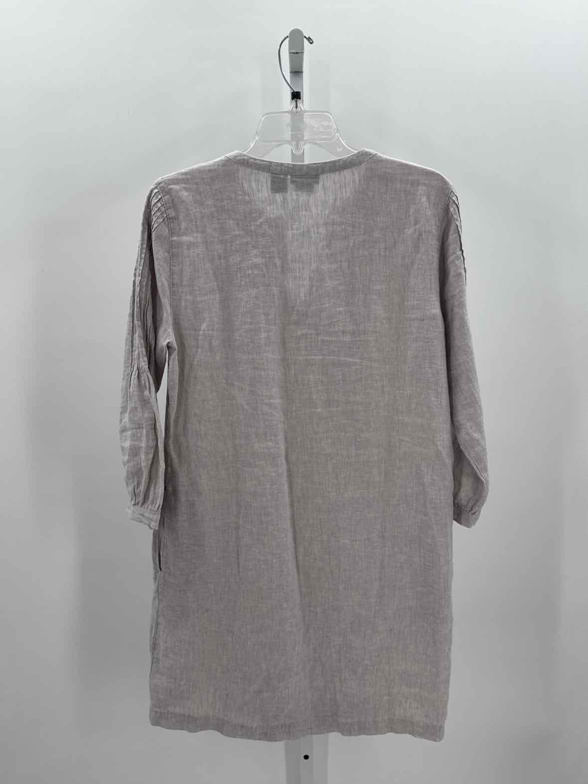 Tahari Gray Women Size Medium Womens Dress