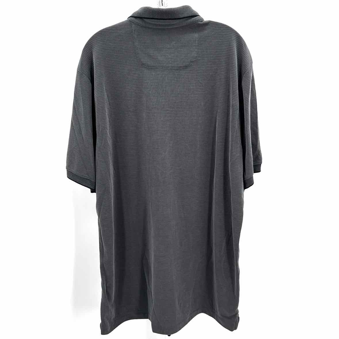 Tommy Bahama Gray Mens Size XLarge Mens Ss polo