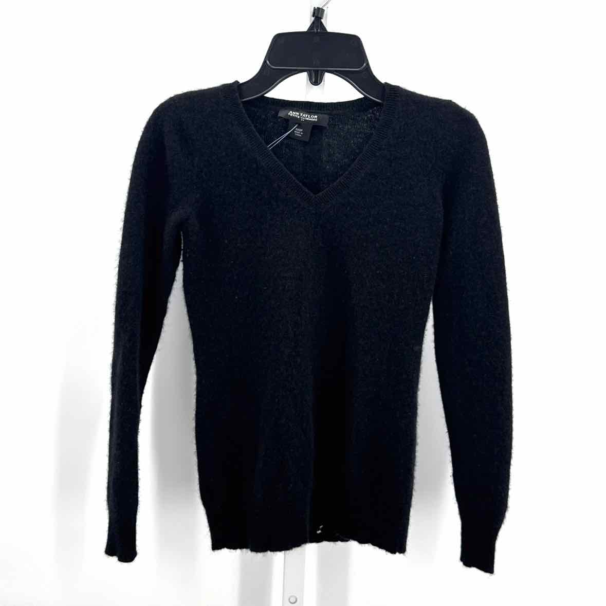 Ann Taylor Black Women Size XXS Womens Sweater
