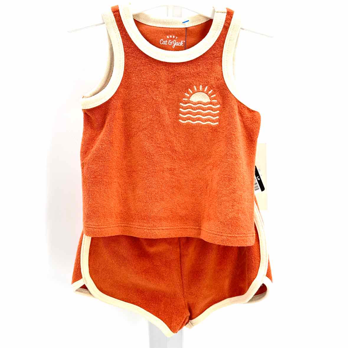 Cat & Jack Orange Child Size 6 Months Boys 2pc