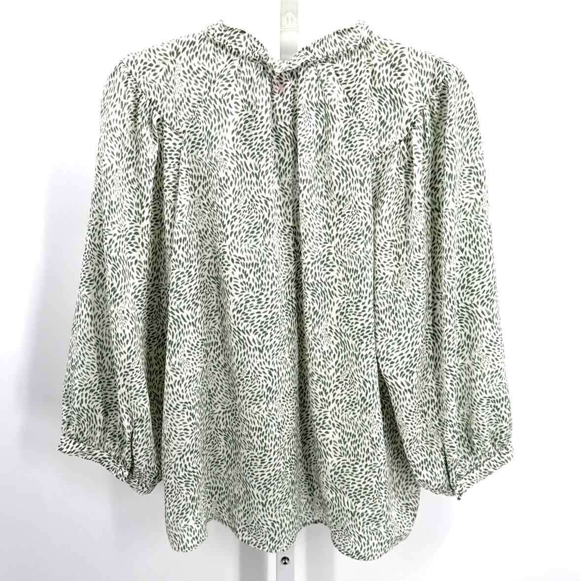 Vince Camuto Green Women Size Small Womens Ls button/blouse
