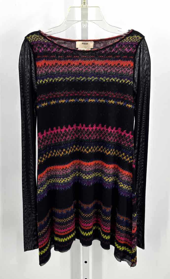 Fuzzi Black Women Size Large Jrs Dress