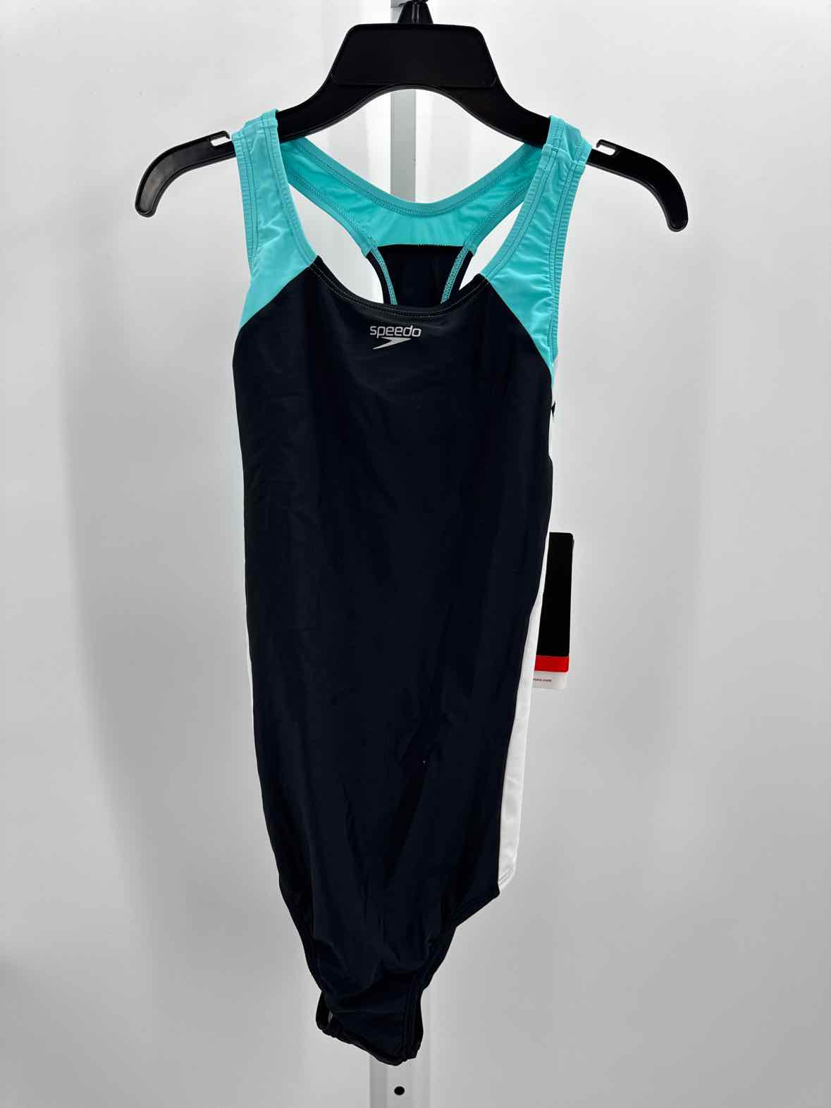 Speedo Black Child Size 16 Girls Swimwear
