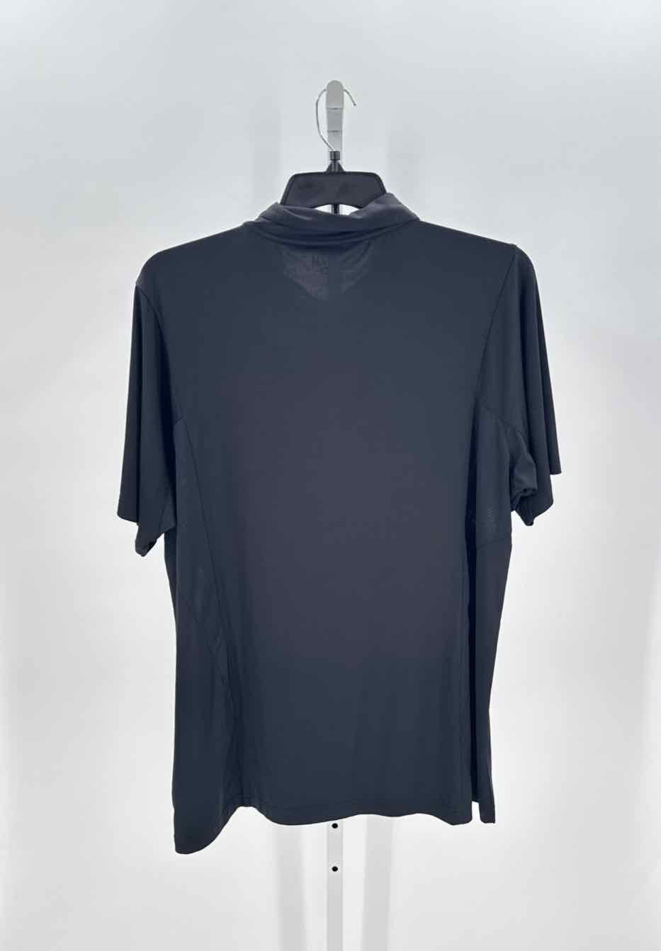 Team 365 Black Mens Size XLarge Mens Sports SS Polo