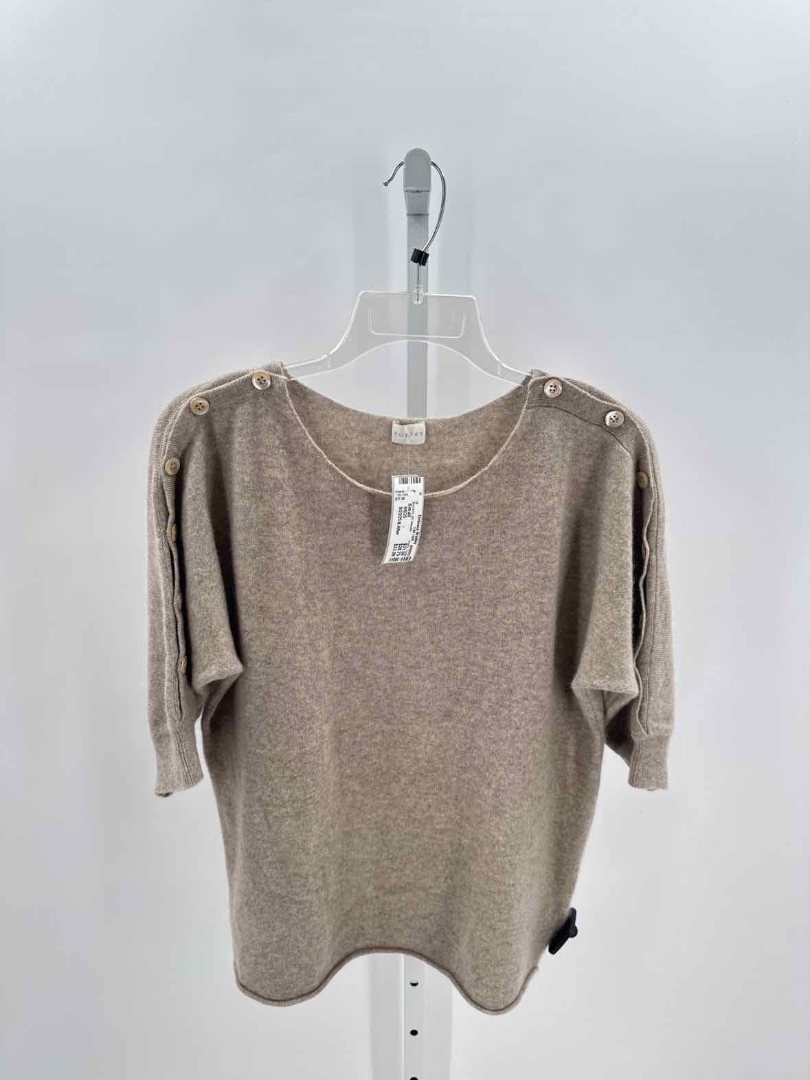 Poetry Taupe Women Size Small Womens 3/4 Sweater