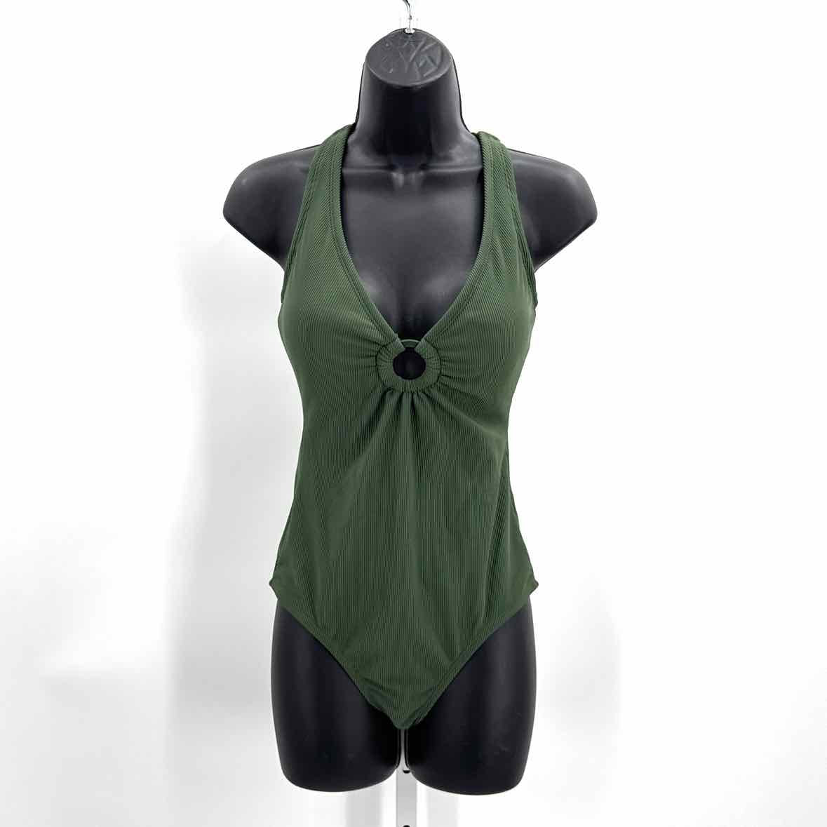 Shade & Shore Green Women Size Small Womens Swimwear