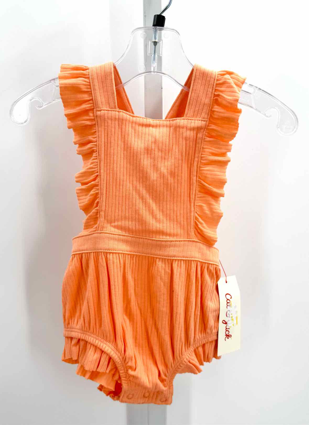 Cat & Jack Orange Child Size 3 Months Girls romper