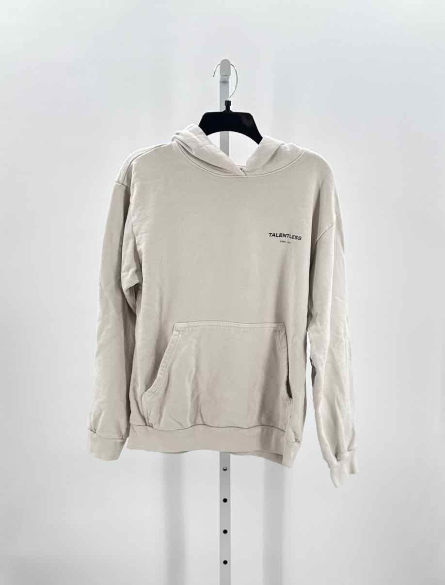 Talentless Cream Mens Size Medium Mens Hoodie