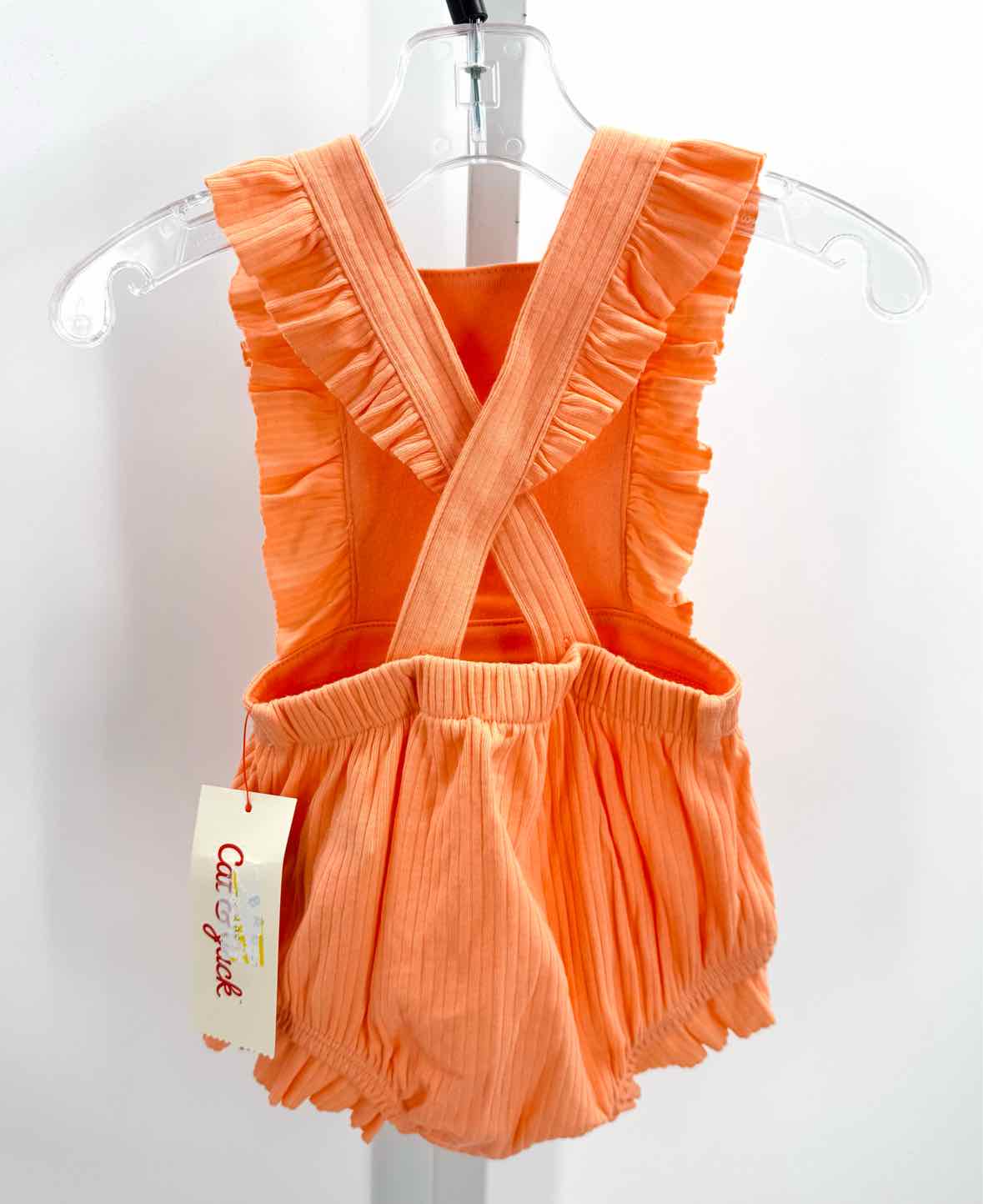 Cat & Jack Orange Child Size 3 Months Girls romper
