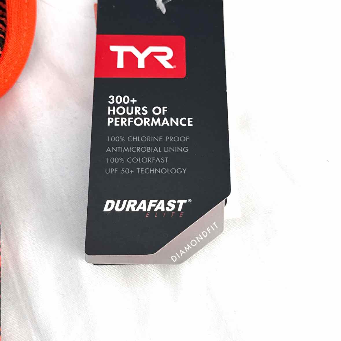 Tyr Orange Women Size Medium Jrs Swimwear