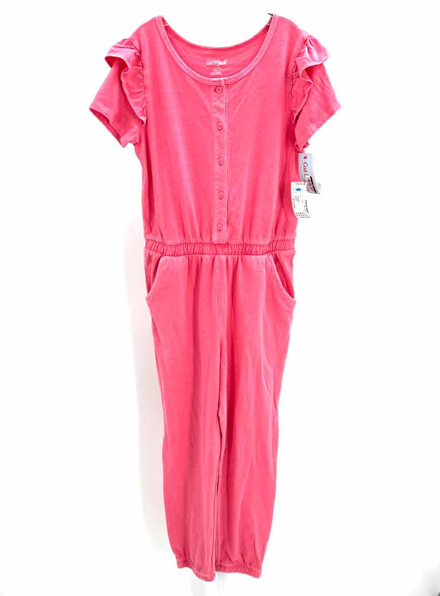 Cat & Jack Pink Child Size 10 Girls Jumpsuit
