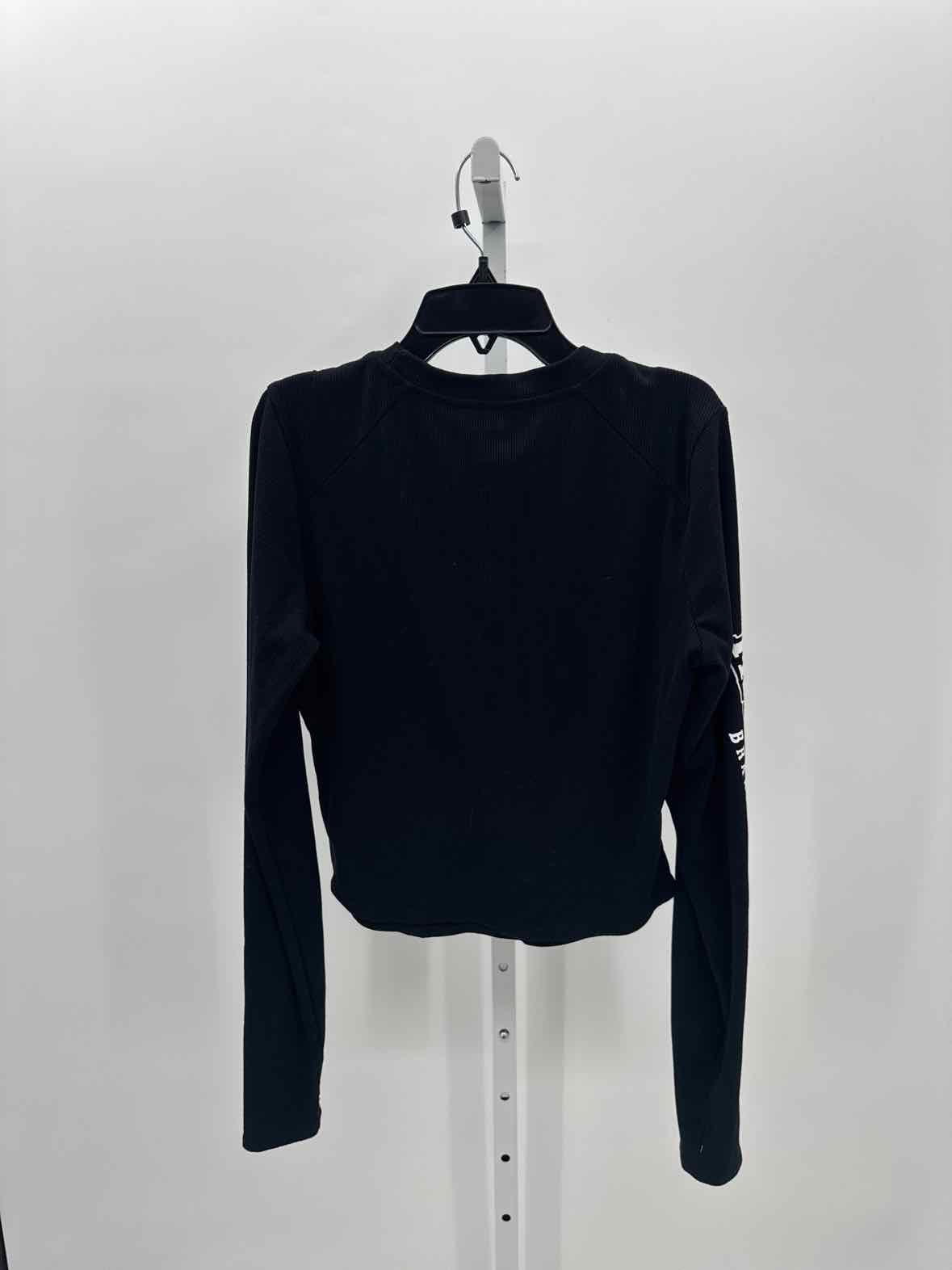 True Religion Black Women Size Large Jrs Ls