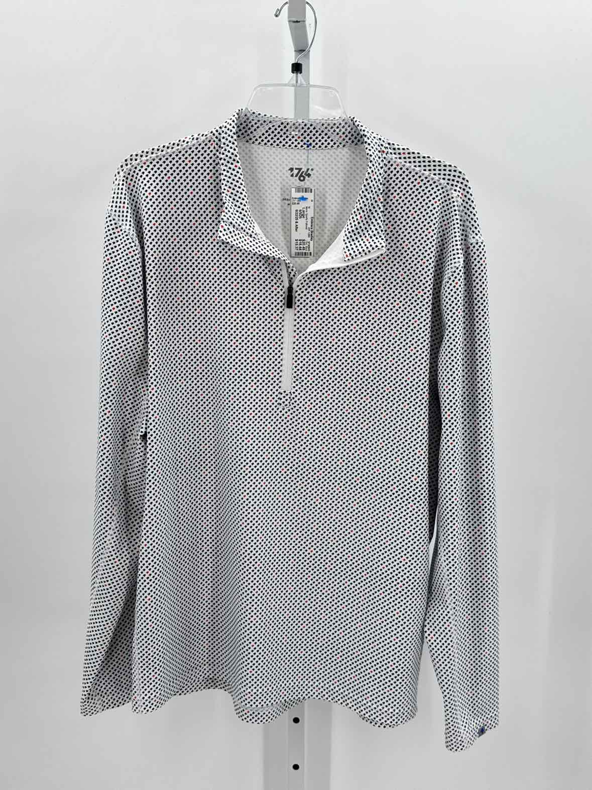 1764 Black Mens Size Large Mens Sports Pullover