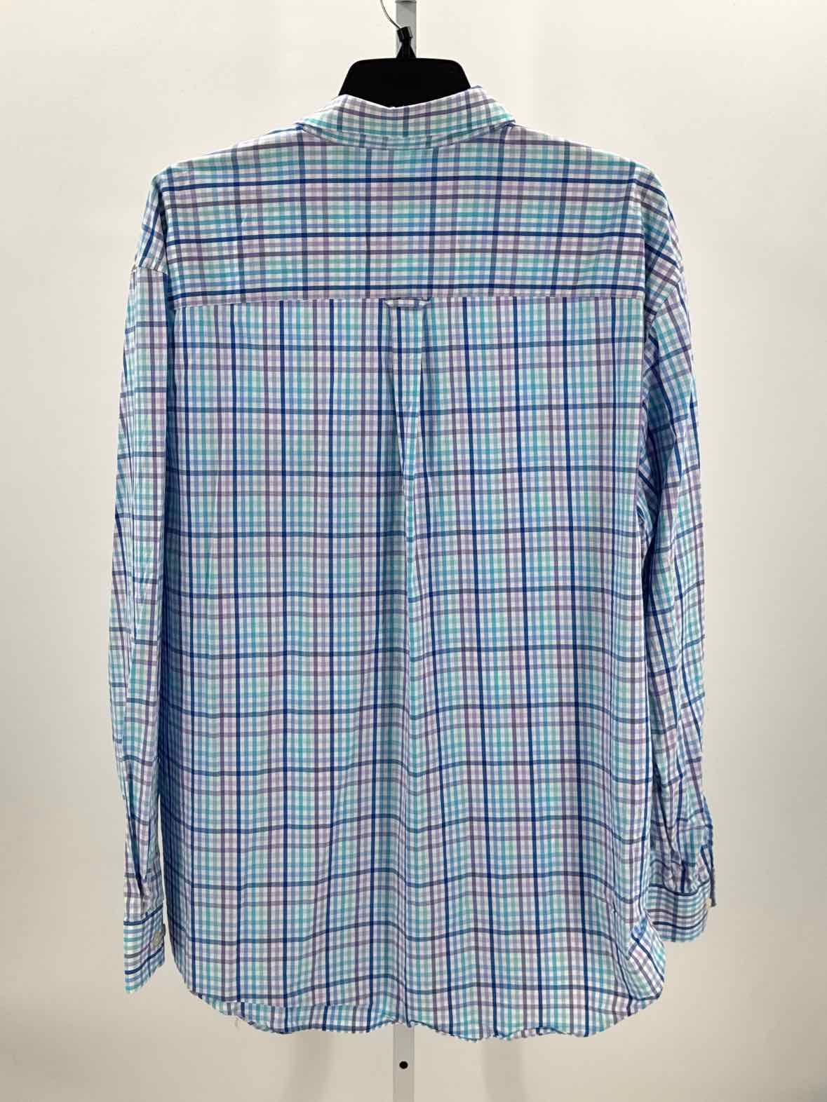 Izod Blue Mens Size 2xl Mens Ls button