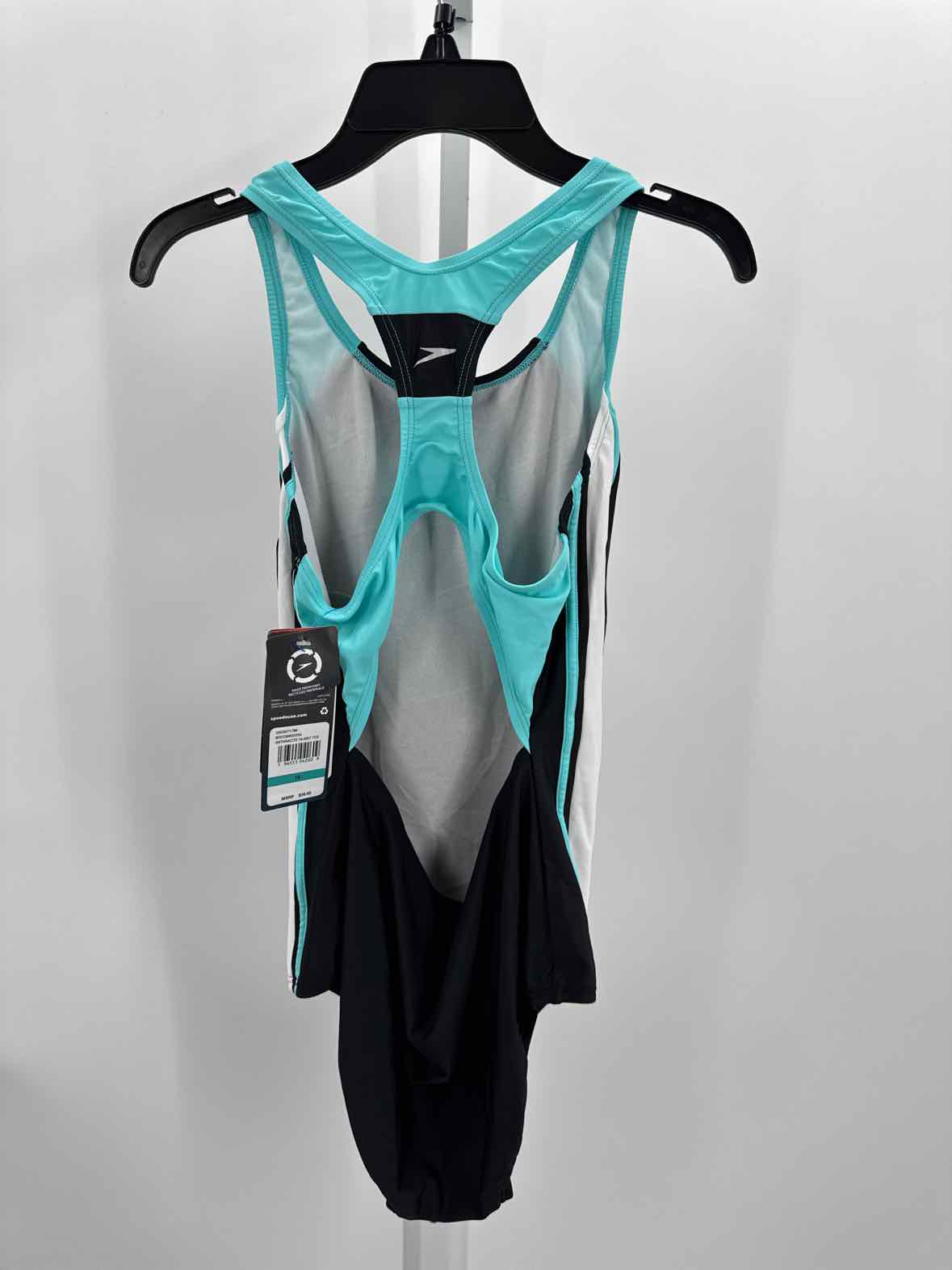 Speedo Black Child Size 16 Girls Swimwear