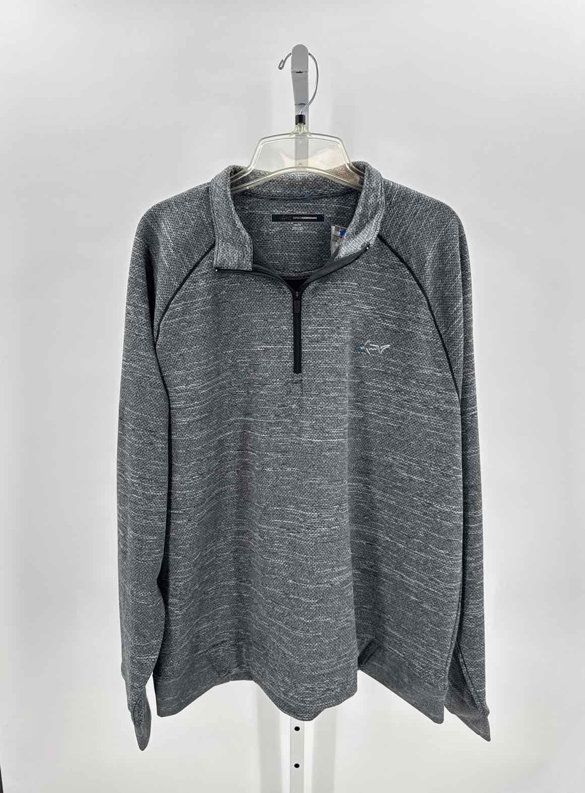 Greg Norman Gray Mens Size XLarge Mens Sports Pullover