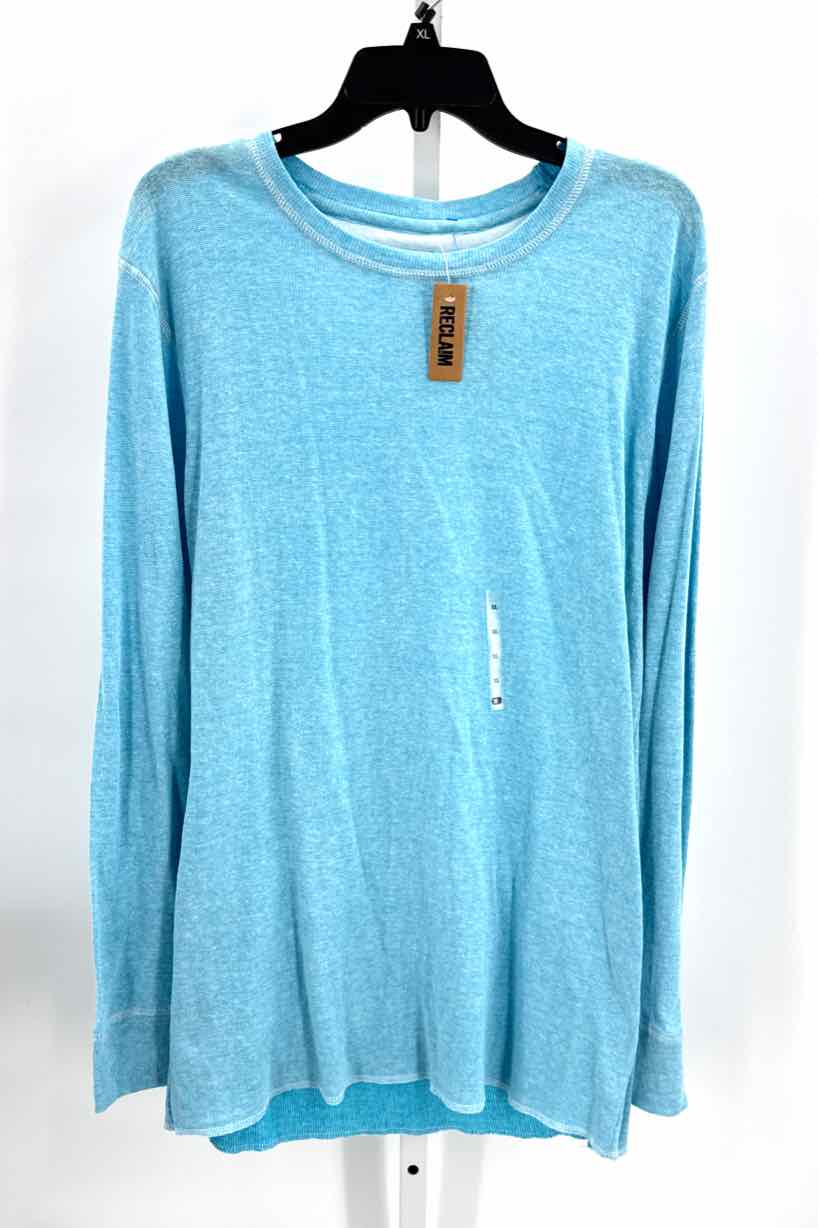 Reclaim Blue Mens Size XLarge Jrs Mens Ls
