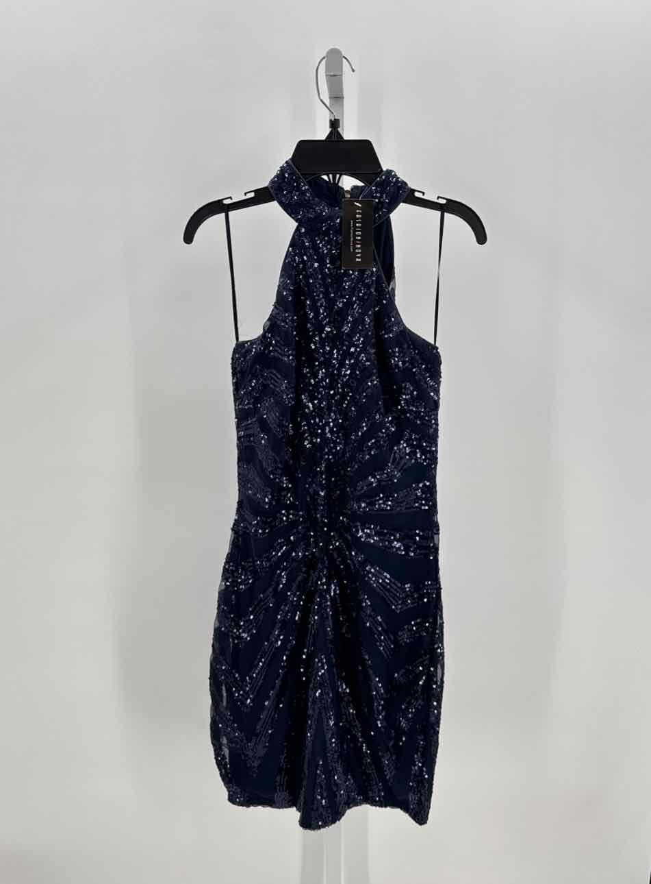 Fashion Nova Navy Women Size Xsmall Jrs Dress