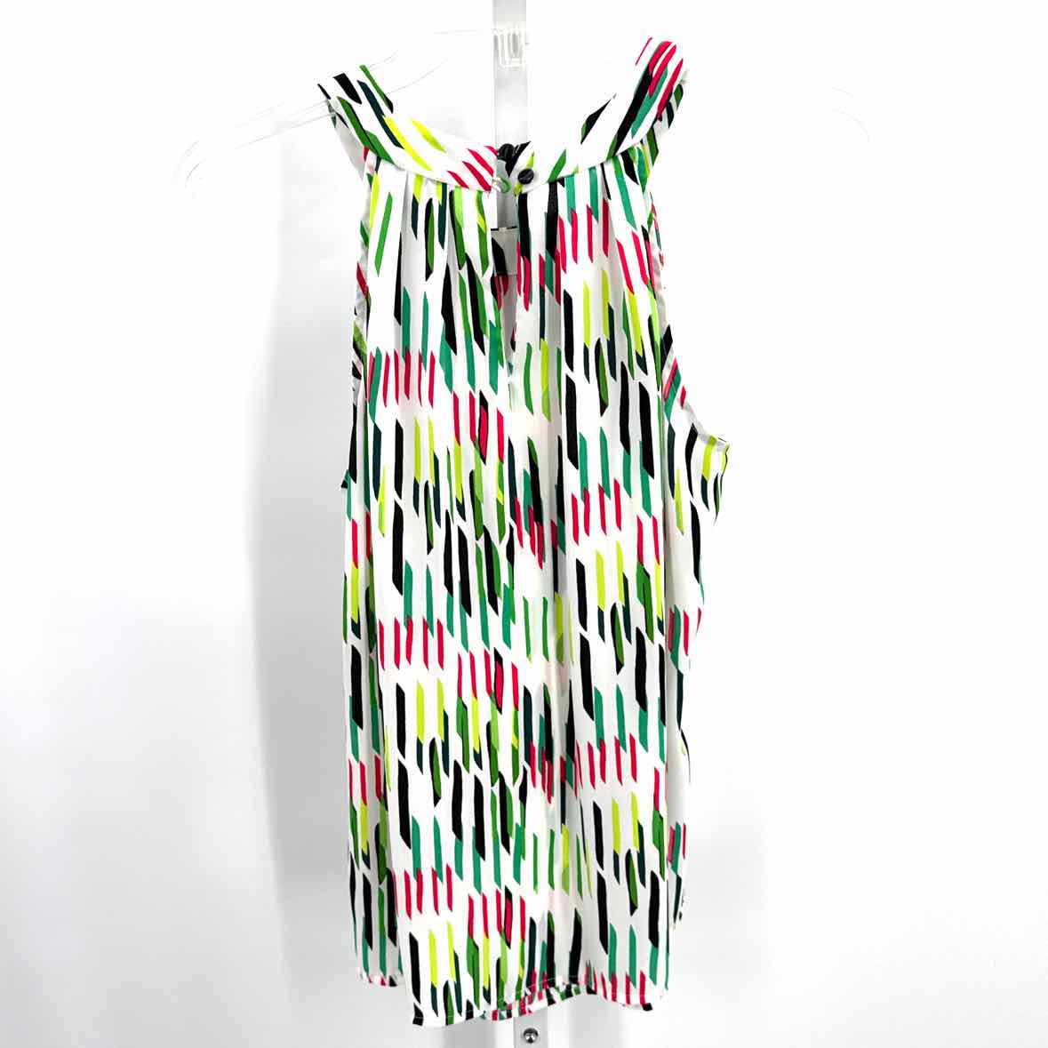Bar III Green Women Size Small Womens Slvs Blouse/Button